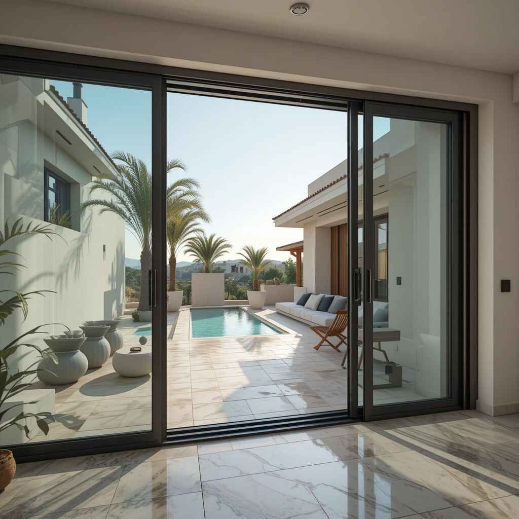 baies vitrées aluminium marrakech